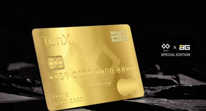 Криптовалютная карта TenX включит поддержку золотых токенов Digix