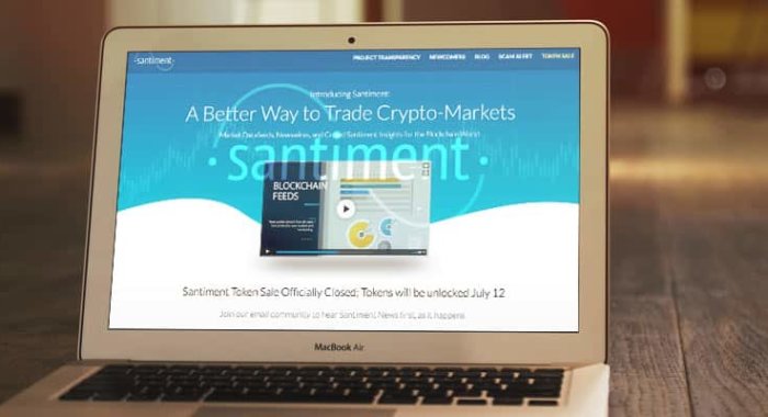 Santiment ICO: собрать деньги за 45 секунд