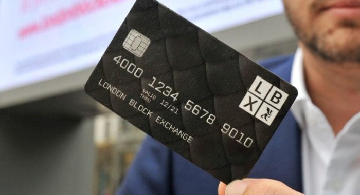London Block Exchange выпустил дебетовую карту Visa