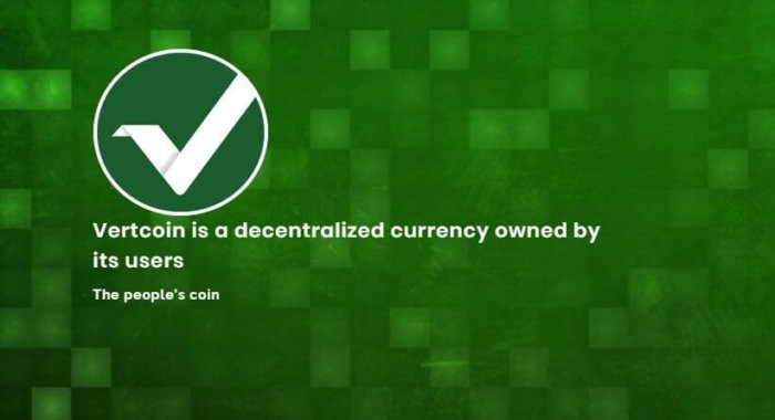 Vertcoin снижает вознаграждение майнерам