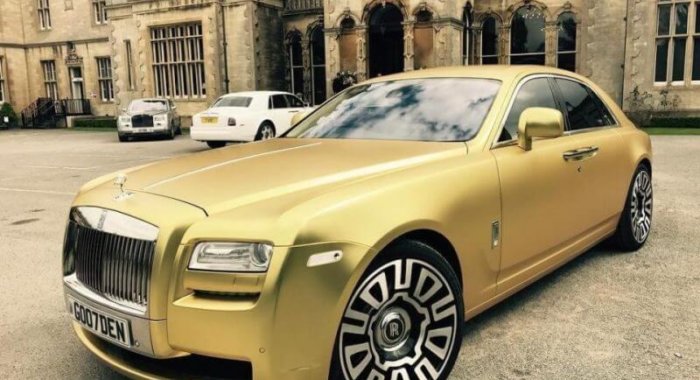 Продается золотой Rolls-Royce за 15 биткоинов
