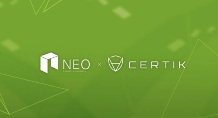 NEO заключил партнёрство с CertiK