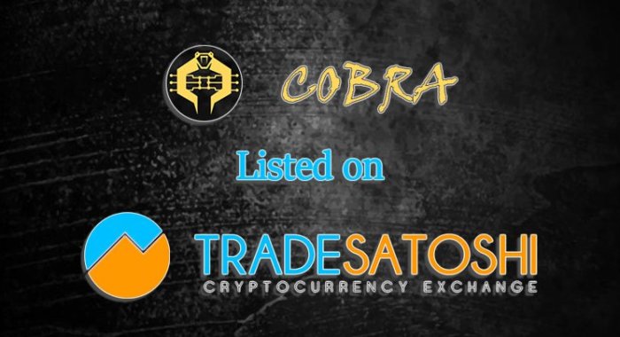 Криптовалютой Cobrabytes (COBRA) можно будет торговать на TradeSatoshi