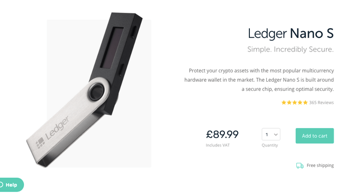 Ledger Nano S добавил поддержку EOS