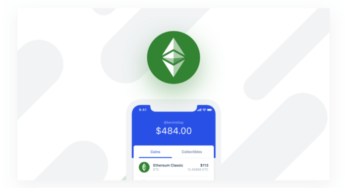 Криптокошелек Coinbase добавляет поддержку Ethereum Classic