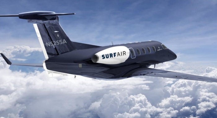 Авиакомпания Surfair принимает BTC и LTC во время краудфандинга