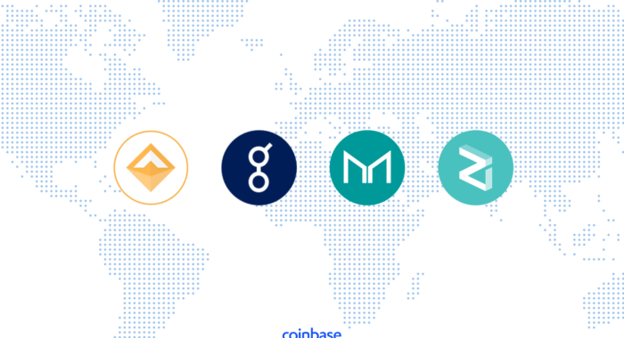 Четыре новых токена добавлены на Coinbase Pro