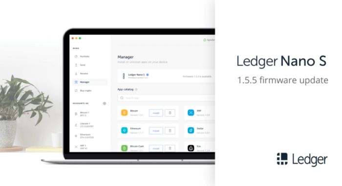 Ledger выпустил обновление прошивки Nano S