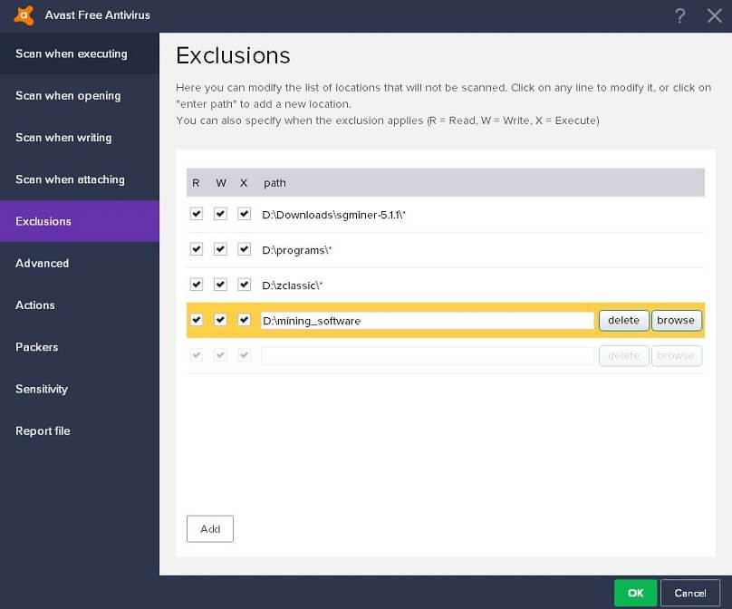 antivirus-exclusion