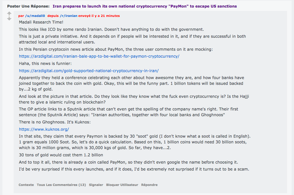 Reddit-Comment