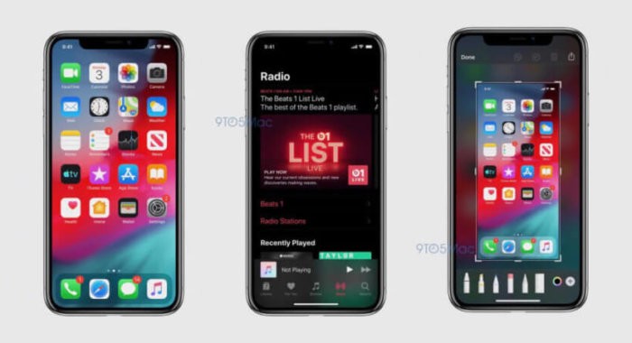 В сеть попали скриншоты темного фона iOS13