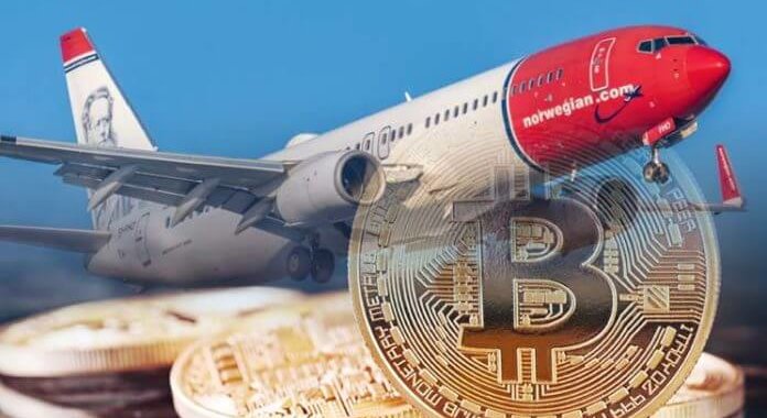 Скандинавская авиакомпания начнёт принимать BTC