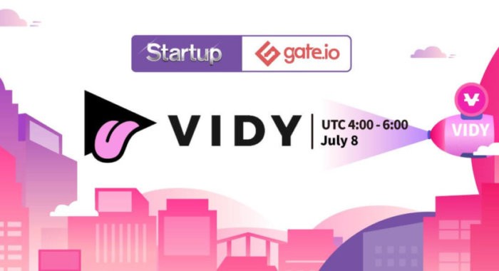 Gate.io проводит IEO проекта VIDY coin