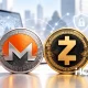 Криптовалюта Zcash замедлила рост, а Monero выбивается вперёд