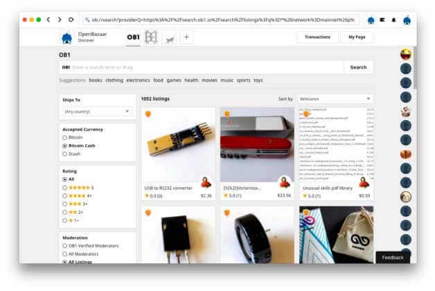 OpenBazaar-Discover
