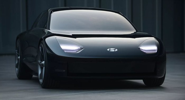 Электрокар Hyundai Prophecy — микс Porsche и Tesla Model 3