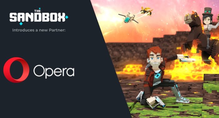 Виртуальный мир The Sandbox начал сотрудничать Opera