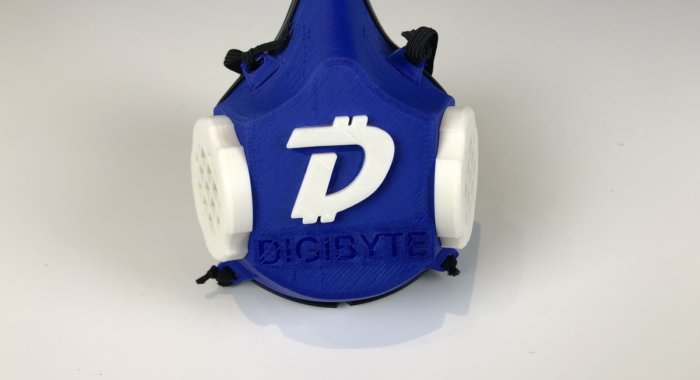 DigiByte представил многоразовую моющуюся маску BitMask