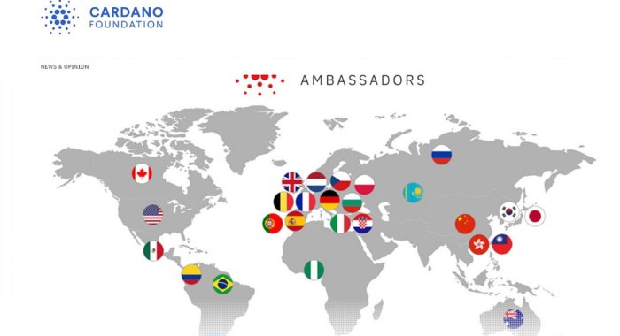 Фонд Cardano выдаёт награды своим представителям