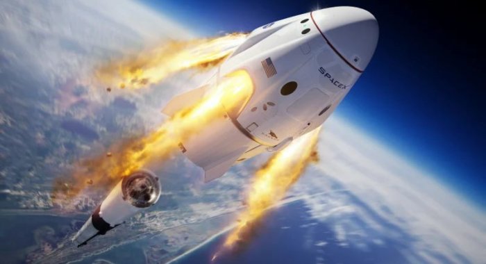 Исторический запуск SpaceX наблюдали в блокчейн-вселенной Decentraland Universe