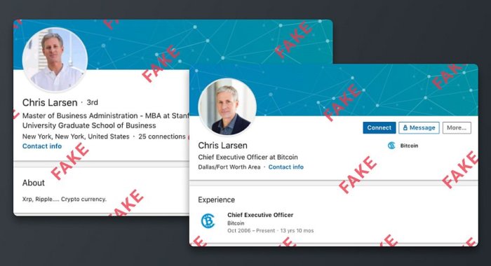 XRP-скамеры переключились на платформу LinkedIn