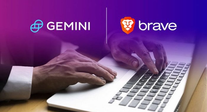 В браузер Brave добавлен торговый виджет Gemini