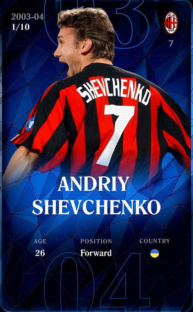 Andriy Shevchenko - Sorare Super Rare