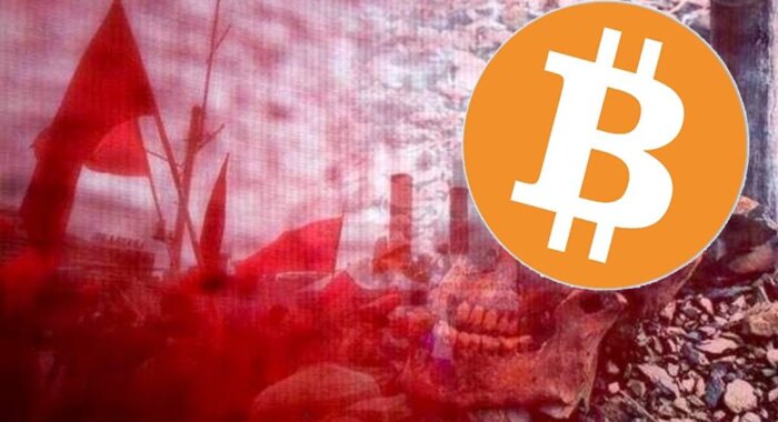Цена биткоина упала ниже $35000, фондовые рынки также обрушились