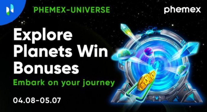 Phemex Universe подарит игрокам NFT и бонусы до $ 15