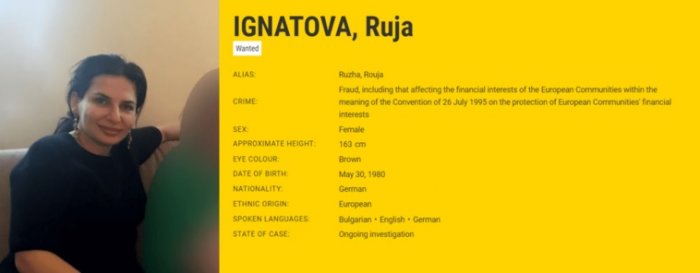 ruja-ignatova-europol