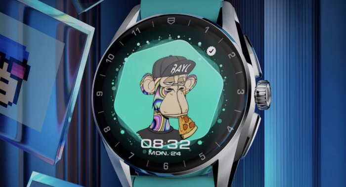 Смарт-часы Tag Heuer будут отображать на лицевой стороне NFT