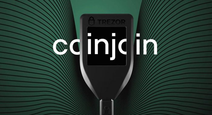 Функция Coinjoin добавлена для аппаратного кошелька Trezor T