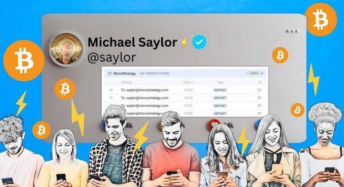 Конвертация емейла в адрес Lightning принесла Майклу Сэйлору тысячи сатоши