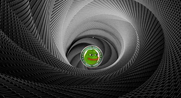 Цена PEPE движется по нисходящей спирали, потеряв относительно ATH 60%