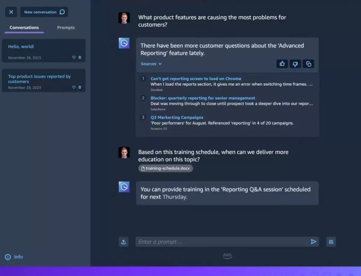 amazon-q-interface