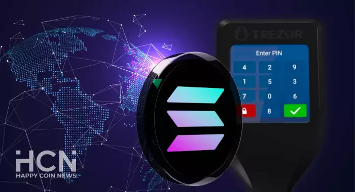 Аппаратные кошельки Trezor Model T и Safe поддерживают токены Solana и SPL