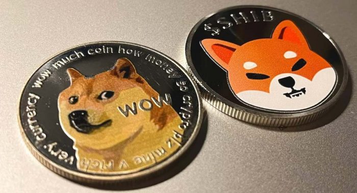 На рынках Dogecoin и Shiba Inu активизировались криптокиты