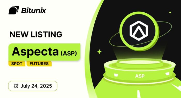 После запуска Identity Project Aspecta (ASP) теперь появилась на Bitunix