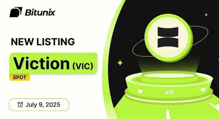 Bitunix добавила монету Viction (VIC) на фоне роста спроса на блокчейн с нулевой комиссией за газ
