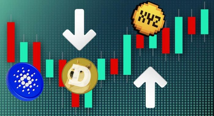 DOGE и ADA застряли в боковике, XYZVerse ожидает прорыв