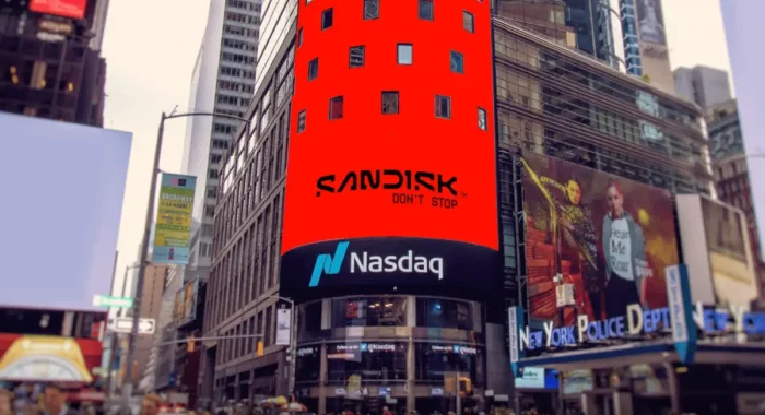 Акции производителя носителей информации SanDisk стремительно растут в цене