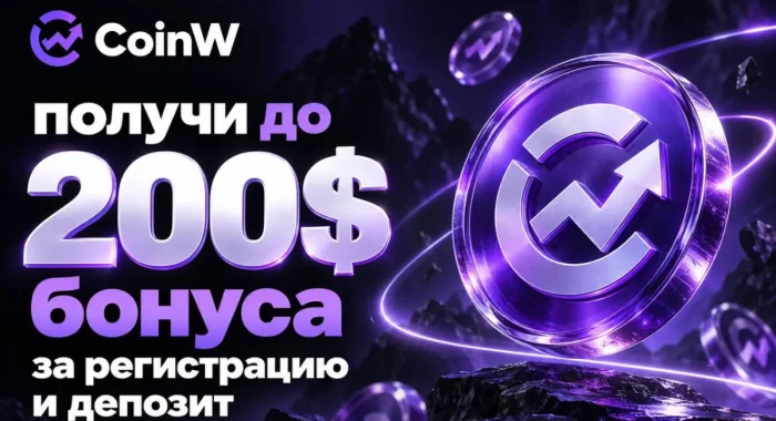 CoinW запустила акцию для новых пользователей с бонусами до 200 USDT
