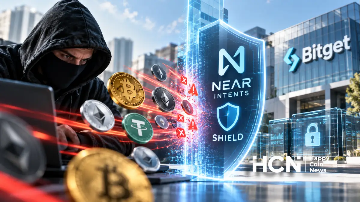 NEAR Intents заморозил переводы украденных у Bitget средств на $503,000