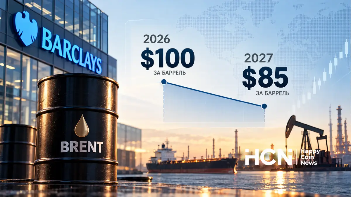 Аналитики Barclays прогнозируют удержание Brent в 2026 году около $100