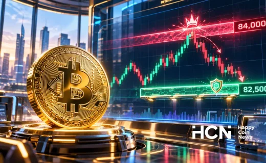 Биткоин снова развернулся от $84,000, следующий тест — у отметки $82,500