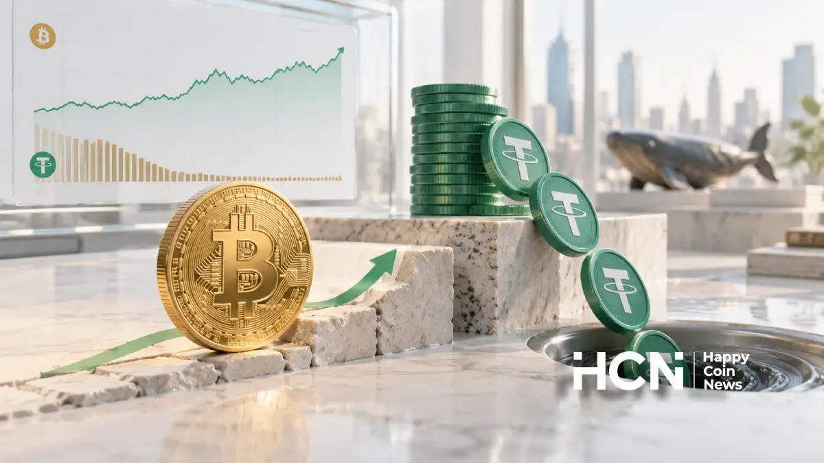 Объём USDT сократился почти на $1 млрд за пять дней. Что это значит для биткоина?