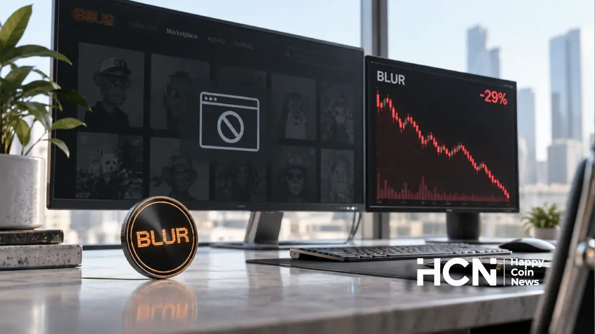 Токен Blur обвалился после объявления о закрытии NFT-площадки