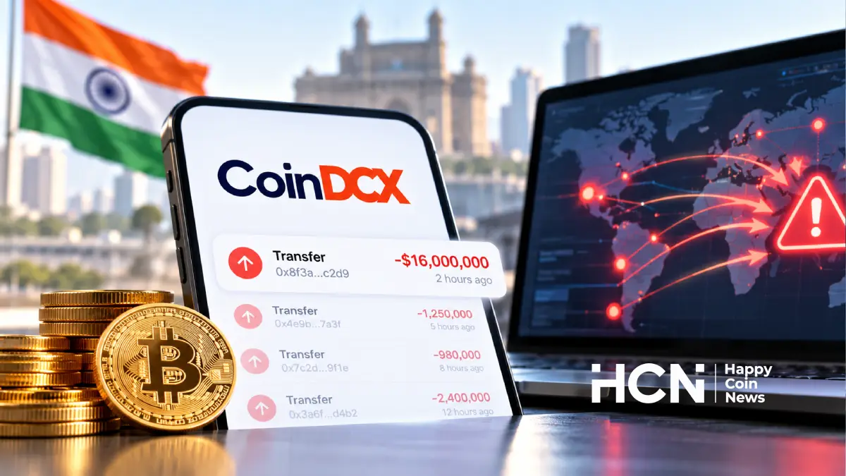 Индийская биржа CoinDCX признала убытки после подозрительных переводов на $16 млн