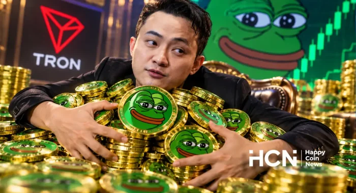 По данным Arkham, Джастин Сан стал крупнейшим частным держателем мемкоина PEPE