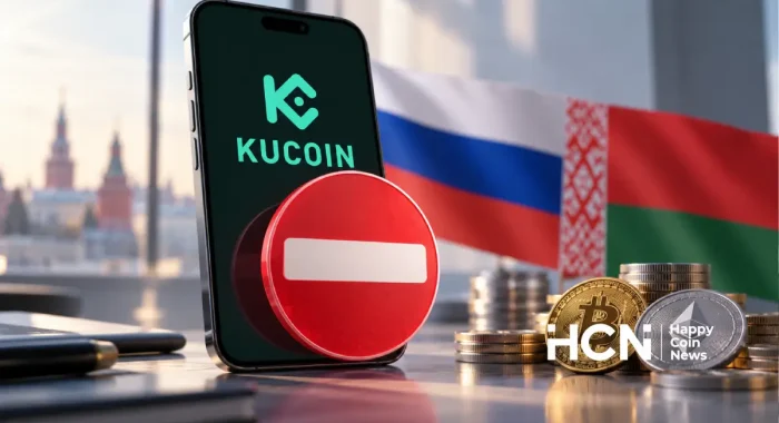 Криптобиржа KuCoin прекратила обслуживание пользователей из России и Белоруссии